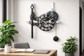 3D Mechanical Wall Clock (Modern Gear Design)